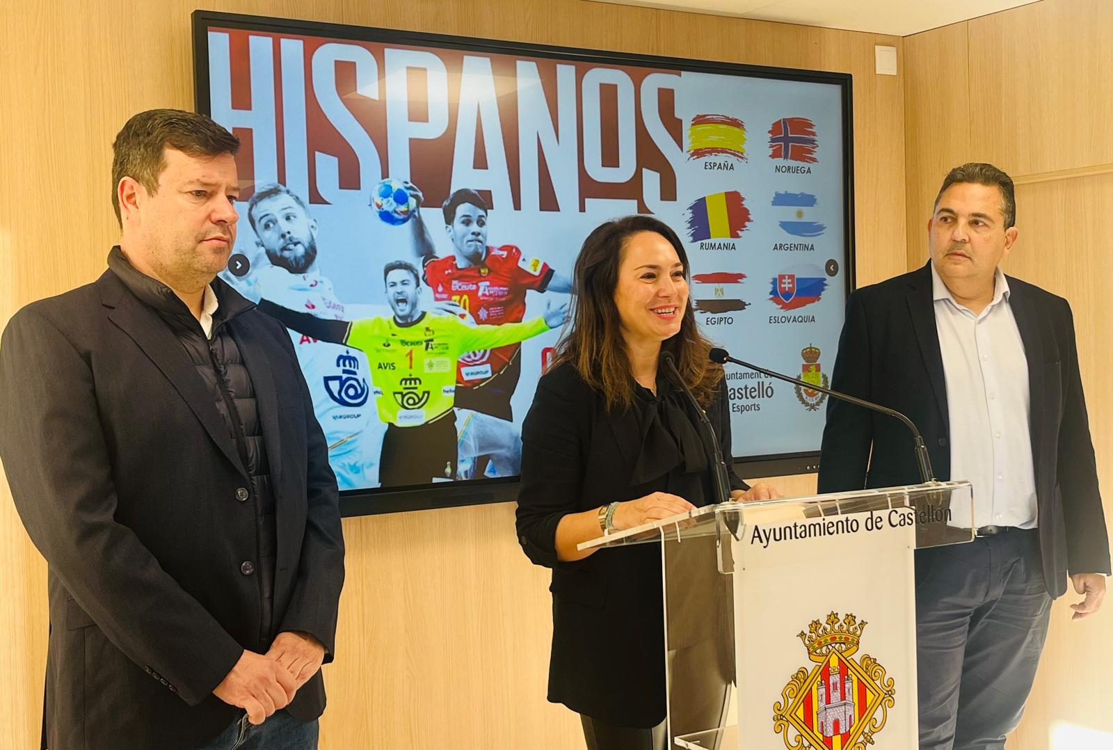 Castelló serà capital internacional de l'handbol del 8 a l'11 de gener amb la presència dels Hispans