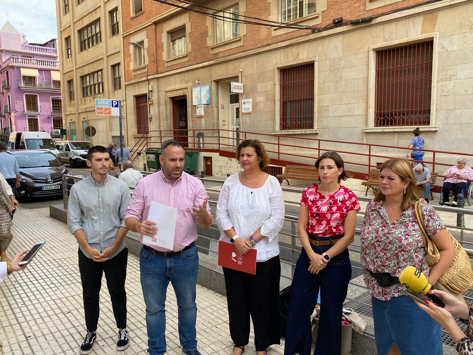 El PSPV denuncia el “caos en las urgencias sanitarias en Castelló” y las 