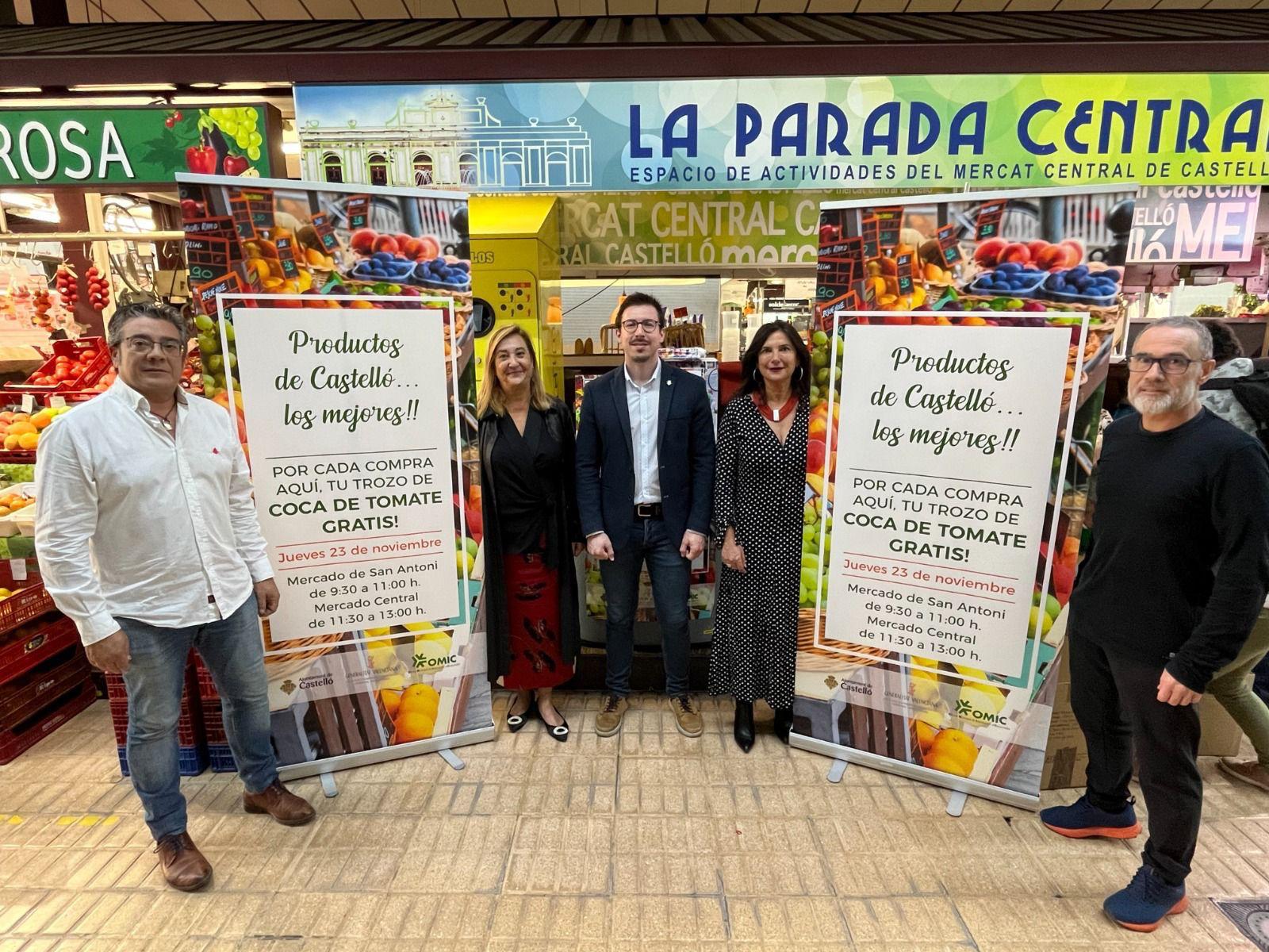 Per cada compra un tros de coca de tomaca gratis en els mercats Central i Sant Antoni