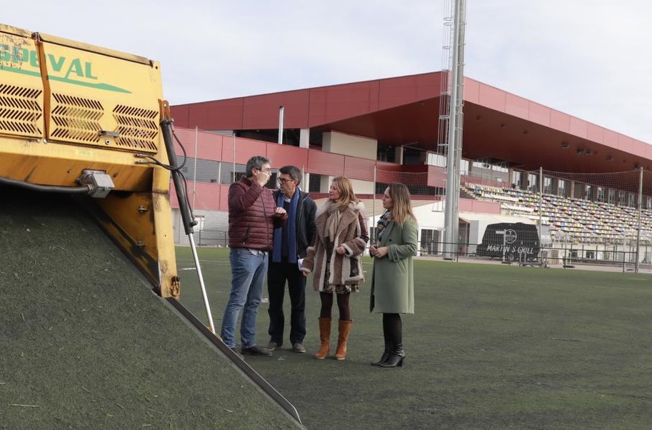 Carrasco: “Atenem una demanda prioritària per la seguretat dels prop de 400 jugadors que entrenen en el camp B del Gaetà Huguet a la setmana”