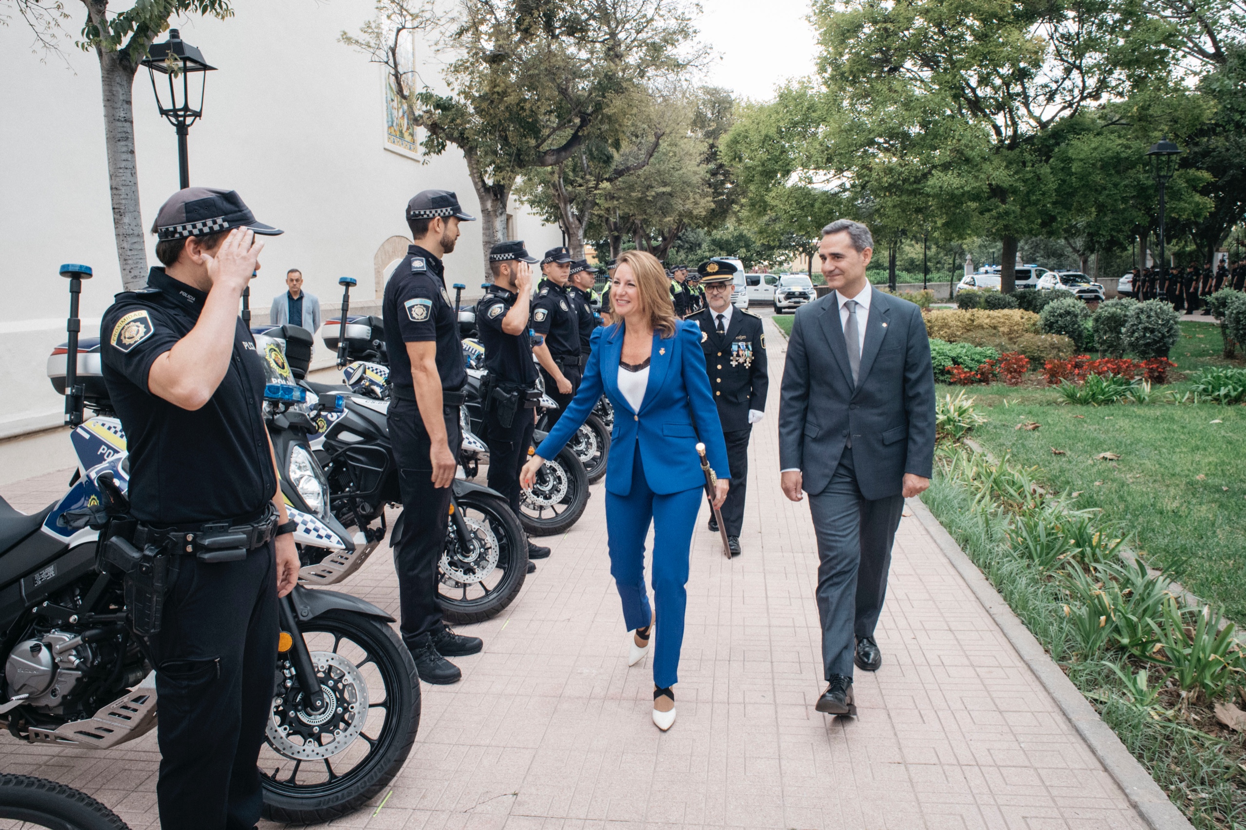 Begoña Carrasco alaba la labor de la Policía Local de Castellón y reafirma el compromiso del gobierno con el refuerzo de la plantilla y recursos técnicos