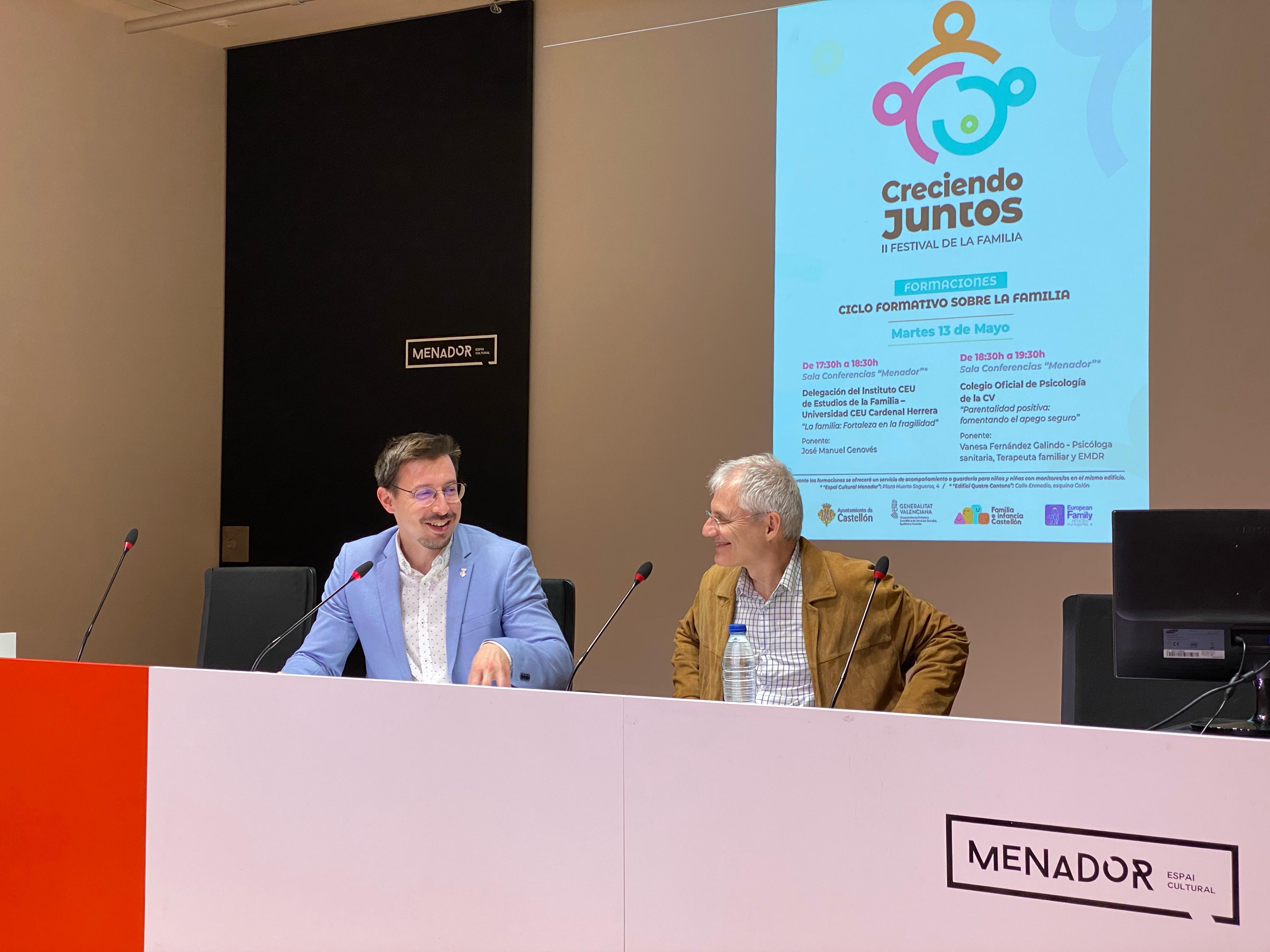 Castellón da el pistoletazo de salida a la II edición del Festival de la Familia con una semana de charlas y actividades formativas